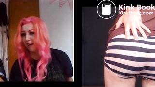 Shitting infront of two cam girls