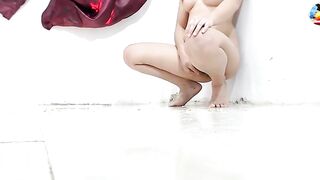 Huge Vomit Pool & Masturbation