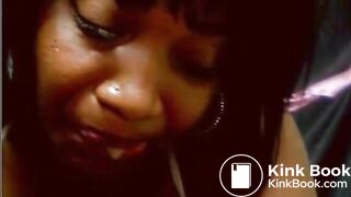 Round butt ebony milf shit piss and eat