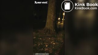 pooping at night in the park