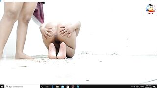 Latinas Throw Big Vomit & Enema Mess