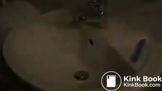 Anal fingering and enema