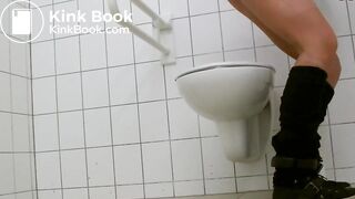 Sexy Teen Girl Sprays Diarrhea Mess On Public Bathroom Floor