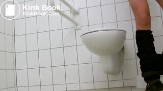 Sexy Teen Girl Sprays Diarrhea Mess On Public Bathroom Floor