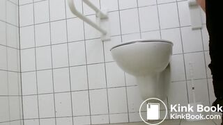 Sexy Teen Girl Sprays Diarrhea Mess On Public Bathroom Floor