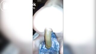 Woman shitting a huge quantity of shit