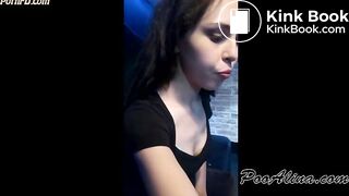 PooAlina - Night dinner for the toilet slave from Alina
