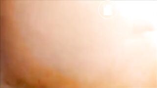 Girl smear shit on butt and cunt masturbating with dildo and fisting