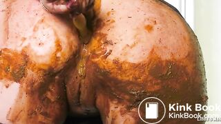 linda poop smear in stockings