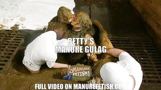Bettys gangbang in cowshit - Betty's Manure Gulag