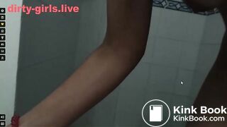 Dirty scat play in bathroom and anal