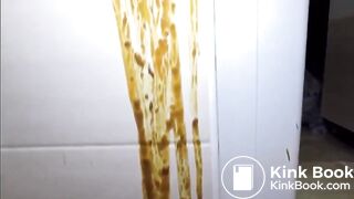 Spraying the wall with diarrhea - ThisVidcom