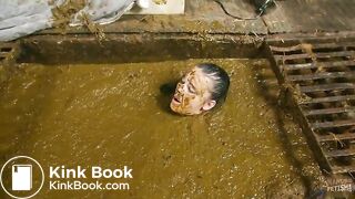 Betty completely submerges in cowshit