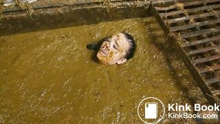 Betty completely submerges in cowshit