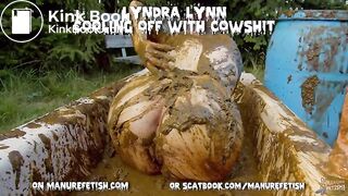Our cowshit girls - smearing and masturbating in manure