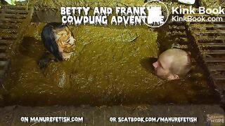 Our cowshit girls - smearing and masturbating in manure