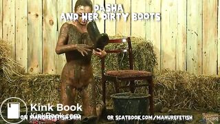 Our cowshit girls - smearing and masturbating in manure
