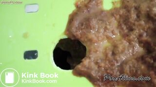 PooAlina - Toilet slave eats Alina's morning diarrhea