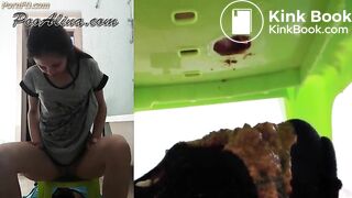 PooAlina - Toilet slave eats Alina's morning diarrhea