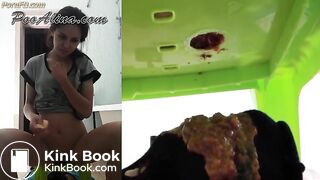 PooAlina - Toilet slave eats Alina's morning diarrhea