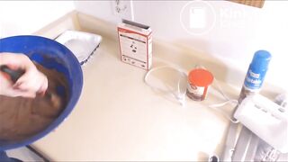 CosmicGirl - Eating A Piece Of Pee And Shit Cake!