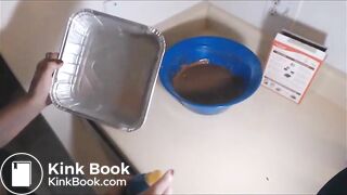 CosmicGirl - Eating A Piece Of Pee And Shit Cake!