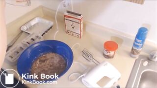 CosmicGirl - Eating A Piece Of Pee And Shit Cake!