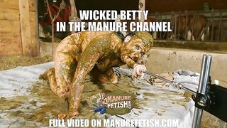 Wicked Betty in the manure channel trailer