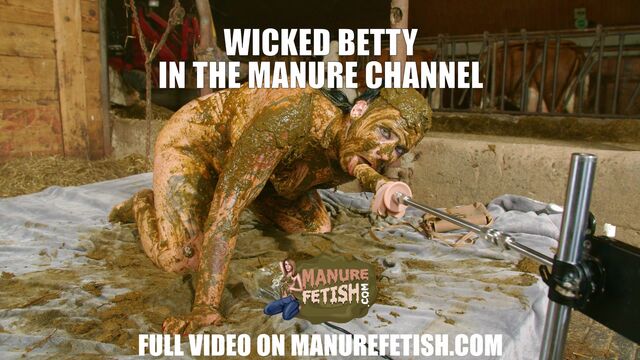 Wicked Betty in the manure channel trailer