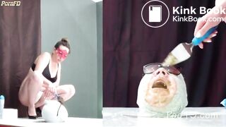 Poo19 - 5 girls shit in my mouth Part 2 Yana