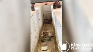 Chinese ditch toilet scat