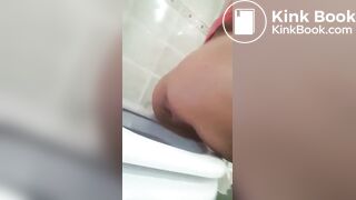 Turkish girl pissing and shitting