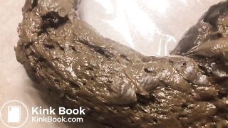 Grey dress counter poop