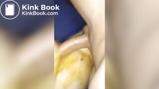 Couple get messy while anal play