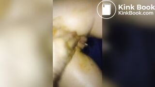Couple get messy while anal play