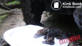 LizzyDirt - Huge Turd Back in Gaping Blonde Ass