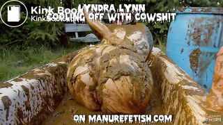 Girls Playing and masturbating in Cowshit - Manure Monday Sale