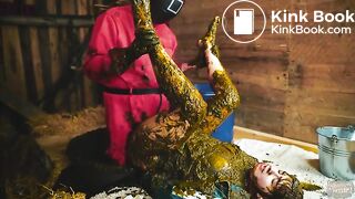 Squid Game Manure - cowshit punishment