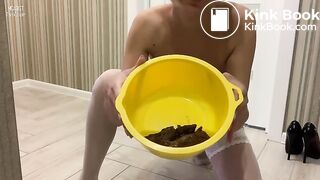 the yellow toilet