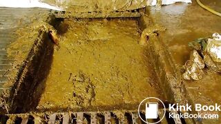 Betty submerges in cowshit