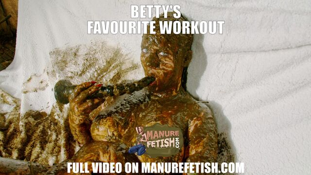 Bettys favourite workout in cowshit