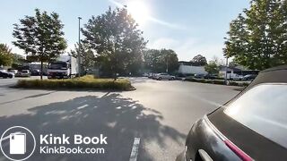They hid behind the car