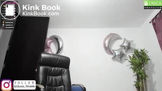 Latina dildos shit out several times