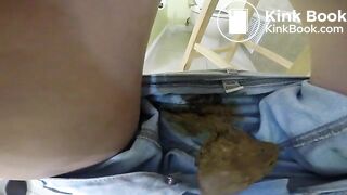 HotScatWife - TRAPPED with my SMELLY SHIT