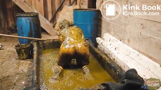 Cleaning ends in a mess - cowshit
