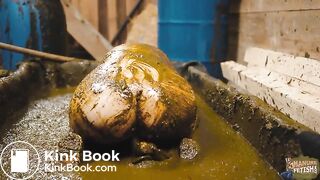 Cleaning ends in a mess - cowshit
