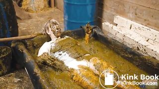 Cleaning ends in a mess - cowshit