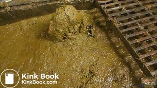 Betty submerging in cowshit compilation