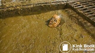 Betty submerging in cowshit compilation