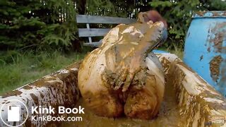 Cooling off with cowshit Lyndra Lynn